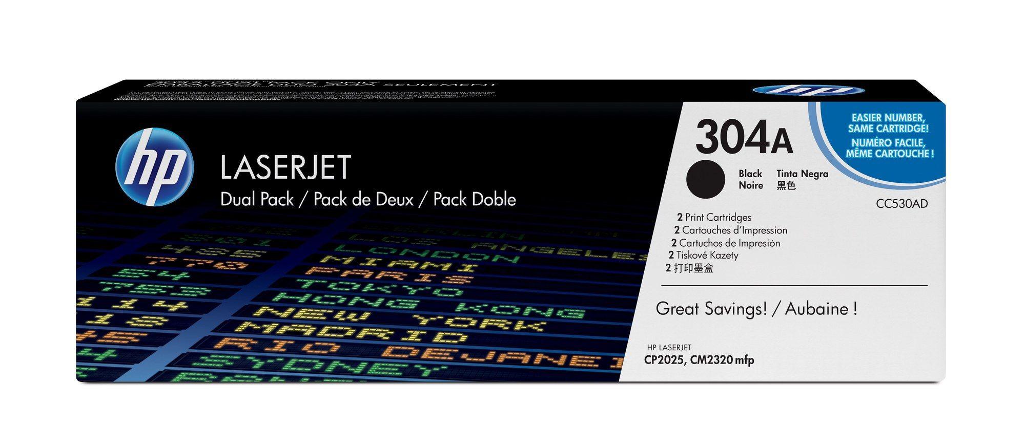 Toner HP 304A CC530AD (7000 páginas - Preto)