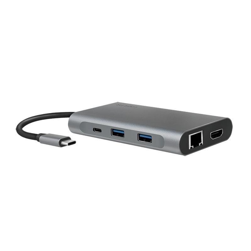 Estação de Acoplamento LOGILINK UA0382 (0,12 m - Thunderbolt 3 - Prateado), miniatura 3