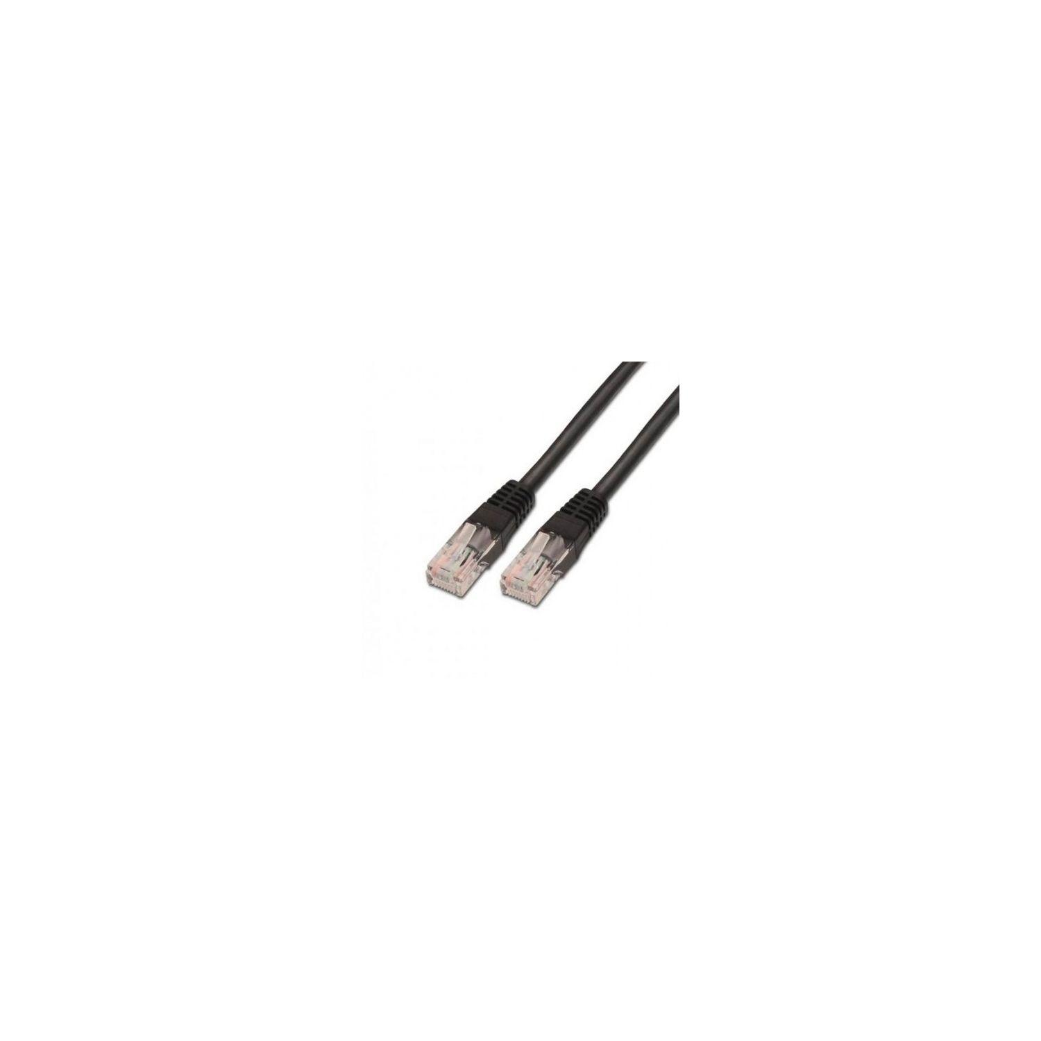 Cabo de Rede RJ45 AISENS A135-0258 (1 m - Cat6 - RJ-45 - Preto), miniatura 3