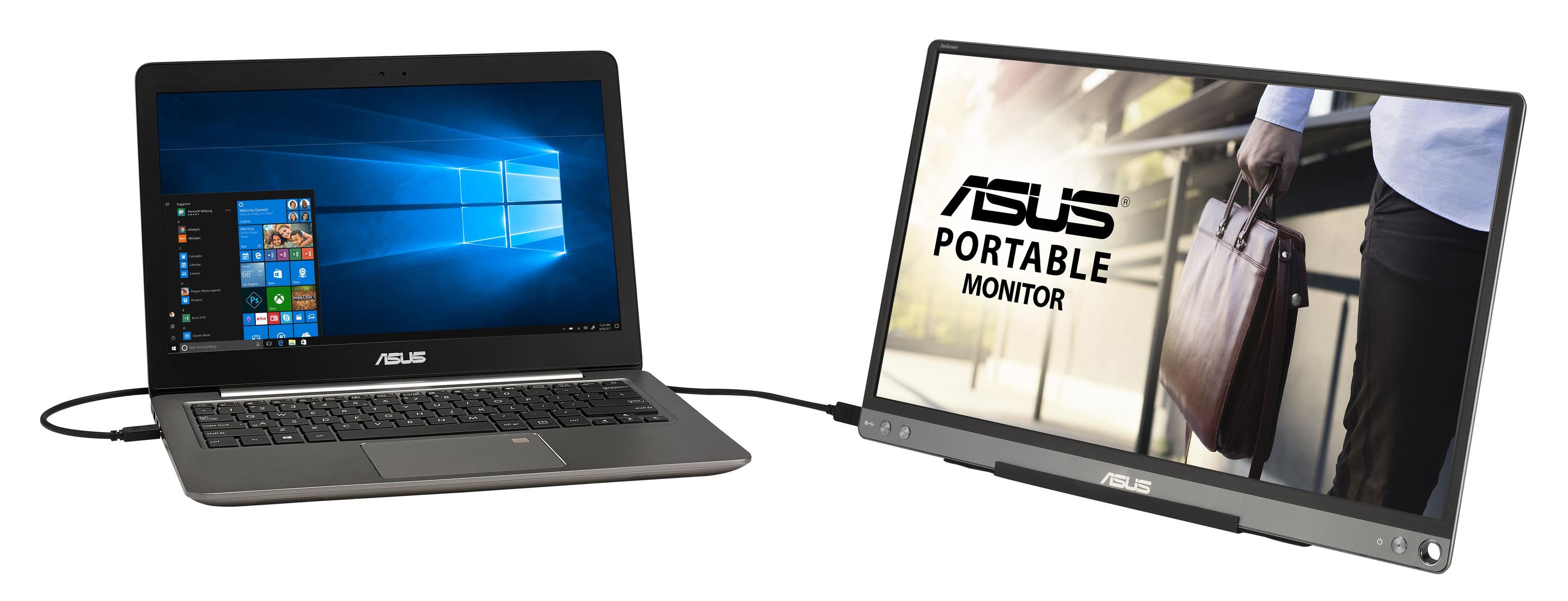 Monitor ASUS ZenScreen MB16ACE (15,6" - IPS - 70 Hz - Cinzento) — miniatura 5