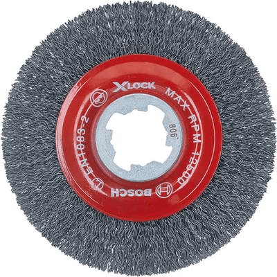 Escova Circular de Arame BOSCH 2608620732 (Metal - Preto e Vermelho)