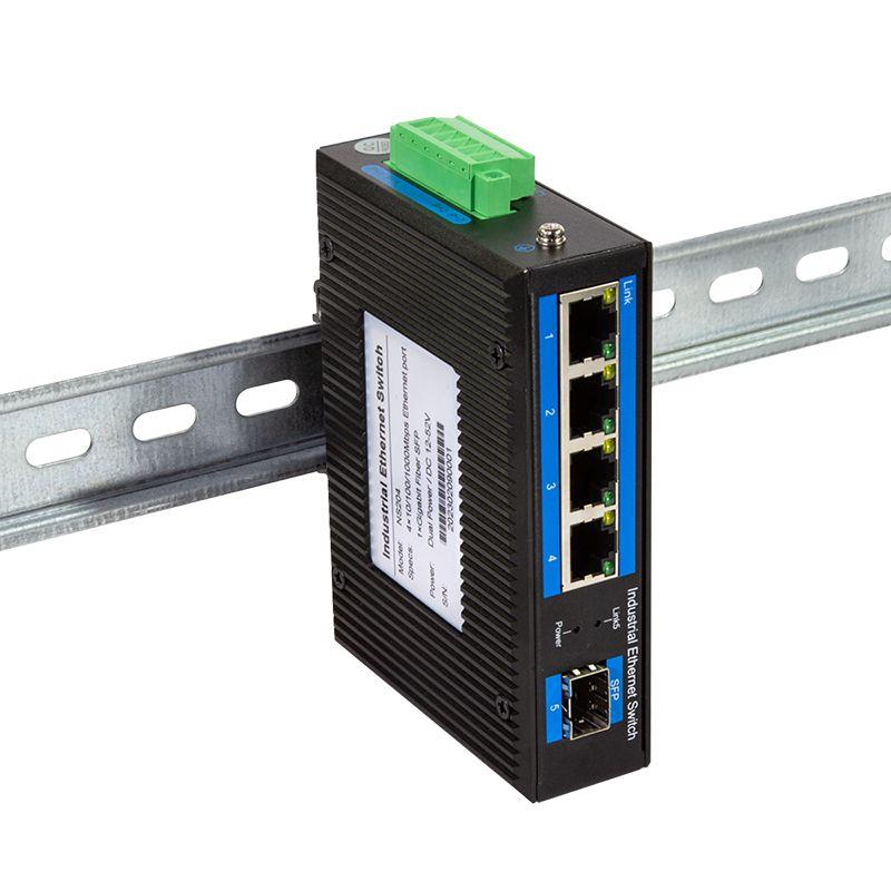 Switch Industrial LOGILINK NS204 (Gigabit Ethernet - 14 Gbit/s - Preto), miniatura 8
