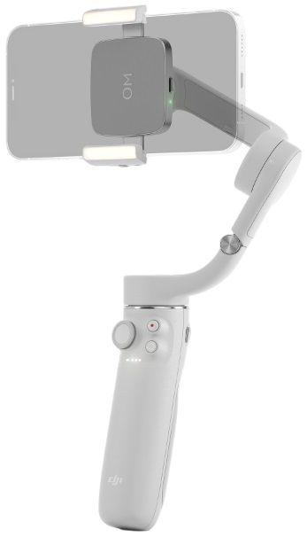Suporte Universal para Smartphone com Luz DJI OM Fill Light Phone Clamp (Tipo C - Cinzento) — miniatura 3