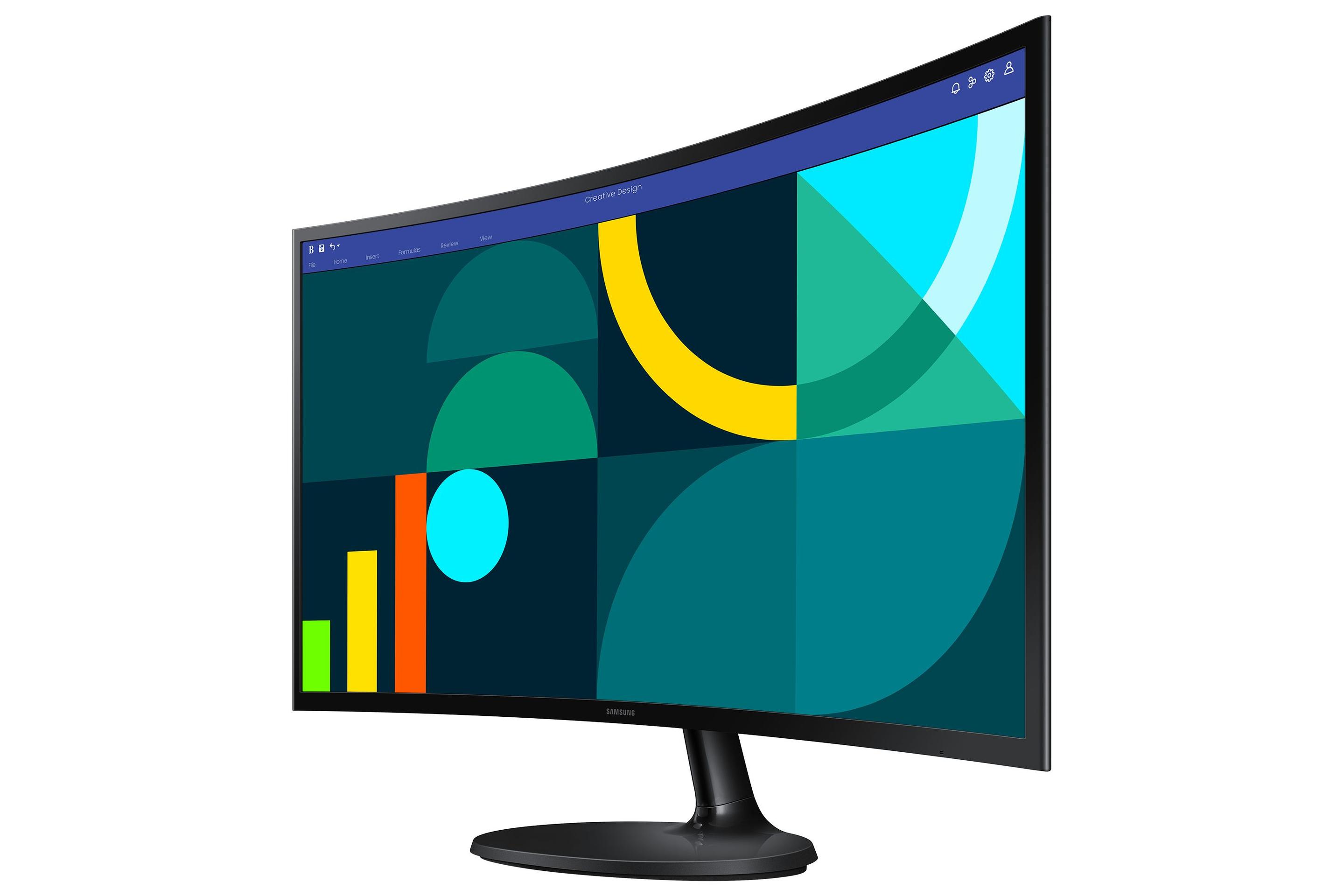Monitor SAMSUNG S36GD LS27D364GAUXEN (27" Full HD - 100 Hz - Curvo - Preto) — miniatura 2
