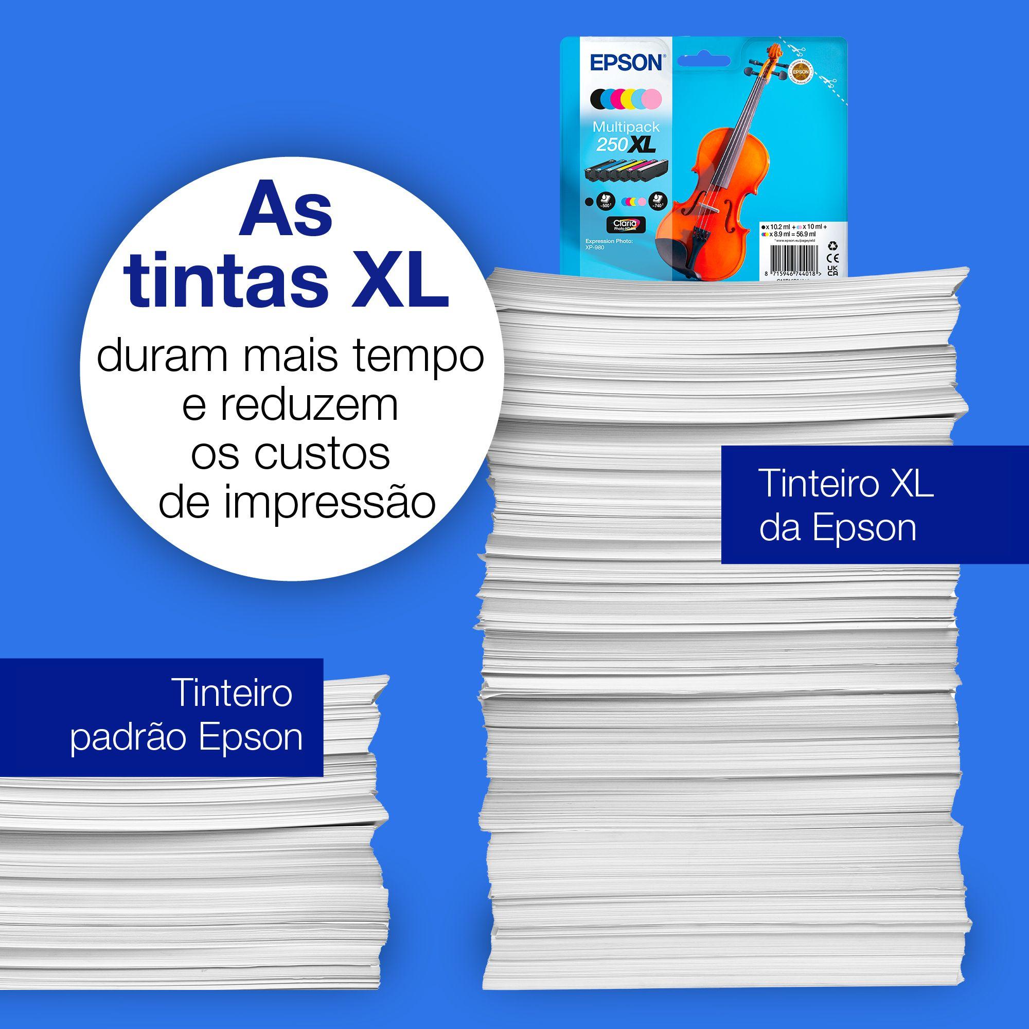 Multipack de Tinteiros EPSON 250 Violino (C11CL95402), miniatura 5