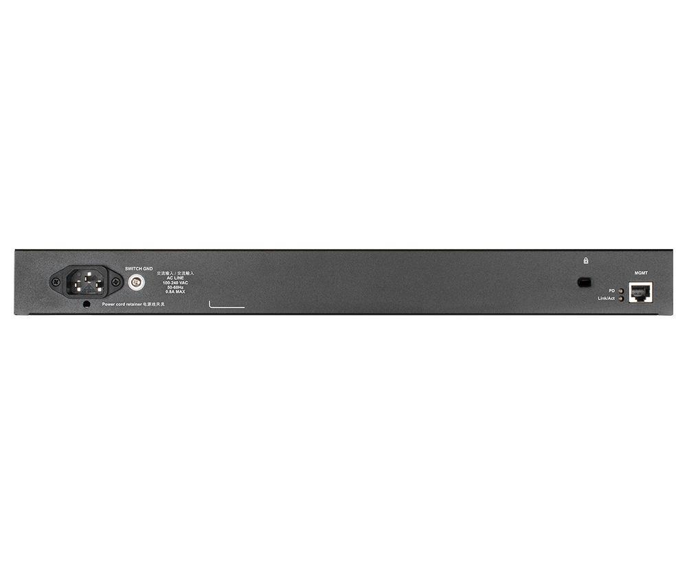 Switch D-LINK DGS-1520-28 (10G Ethernet - 128 Gbit/s - L3 - Preto), miniatura 3