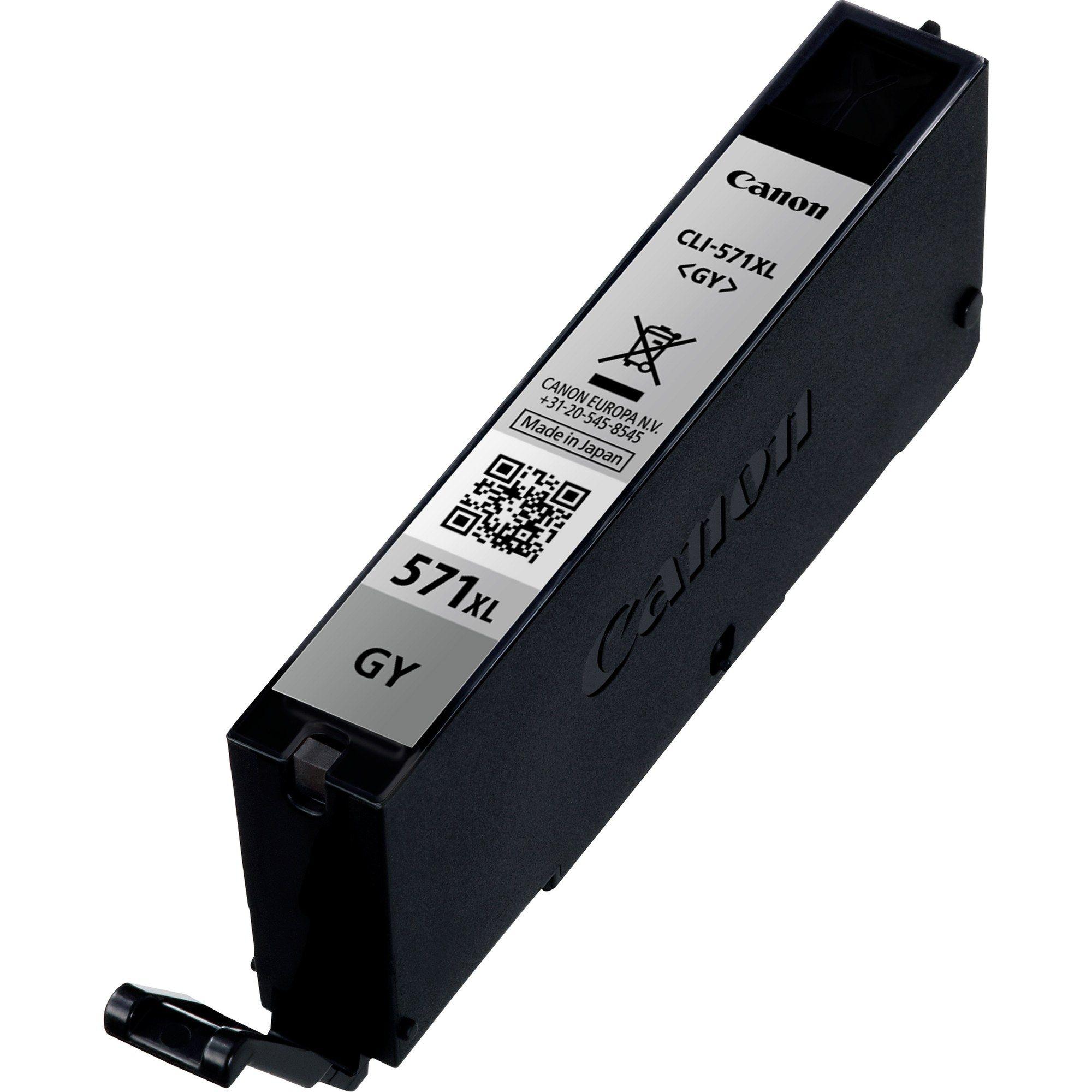 Tinteiro CANON CLI-571GY XL (289 páginas - Cinzento)