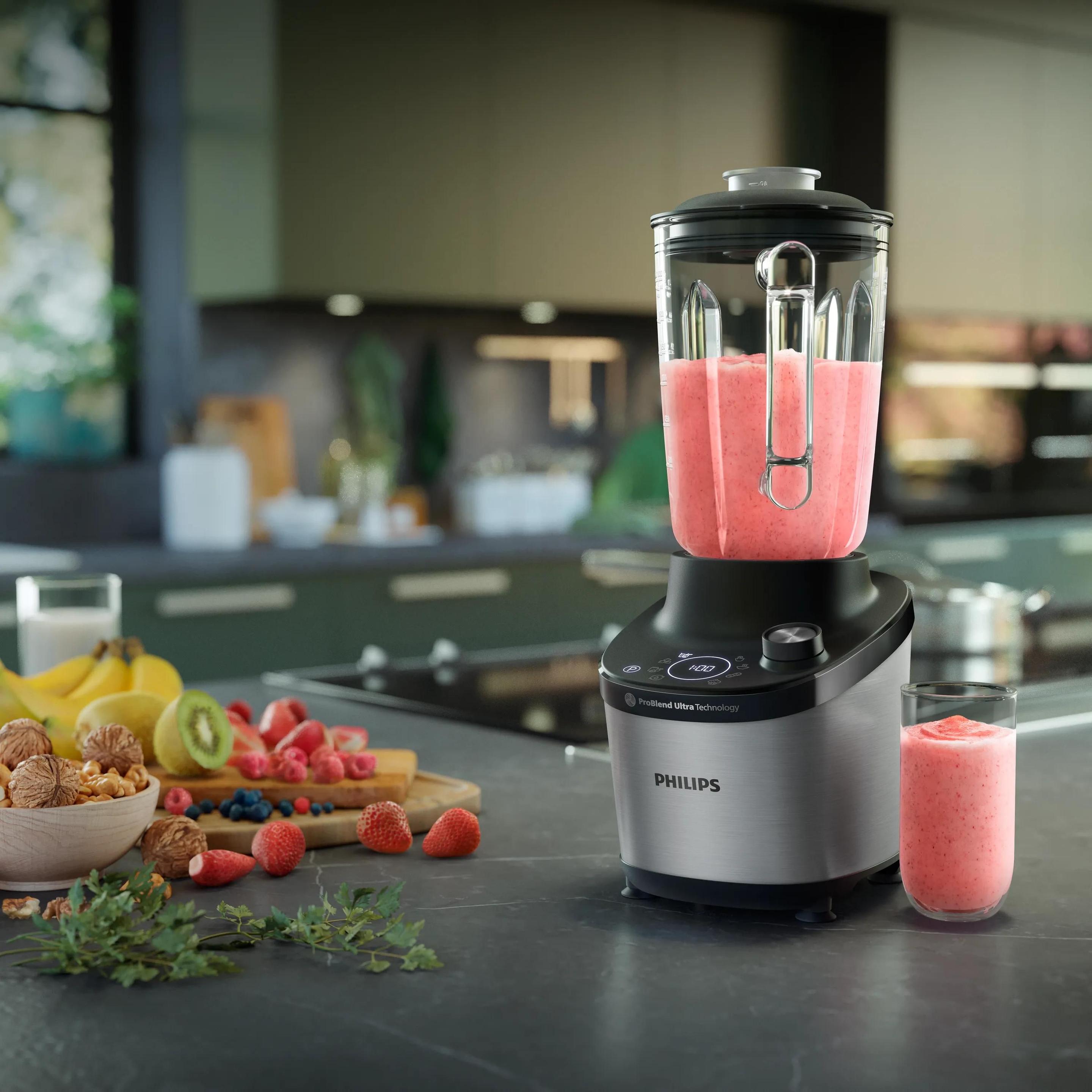 Liquidificadora PHILIPS Série 7000 HR3760/00 (Liquidificador - 1500 W - 22000 RPM - Preto e Metálico), miniatura 5