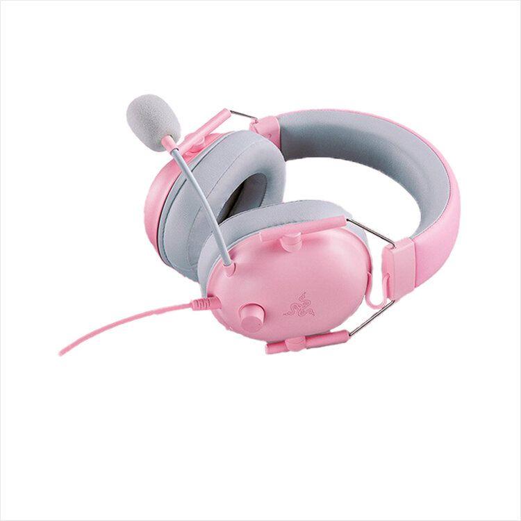 Headset Gaming RAZER BlackShark V2 X Quartz PlayStation (Binaural - Com fios - Circum-aural - Rosa), miniatura 5