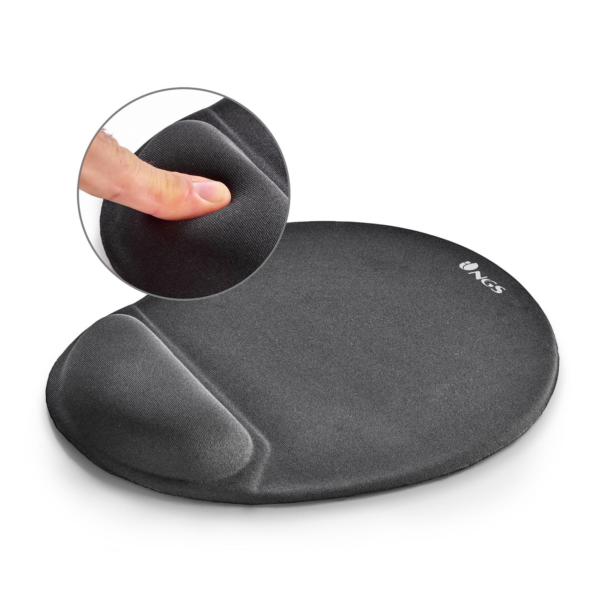 Tapete de Rato Ergonómico NGS KILIM GEL (Tecido, Gel, Borracha - Tecido - 2,5 cm - Preto), miniatura 7