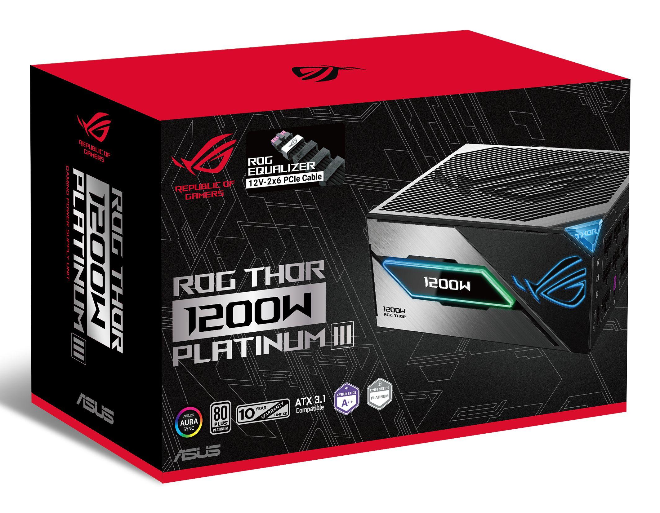Fonte de Alimentação ASUS ROG Thor 1200W Platinum III (ATX - 1200 W - 80 Plus Platinum - Preto), miniatura 11