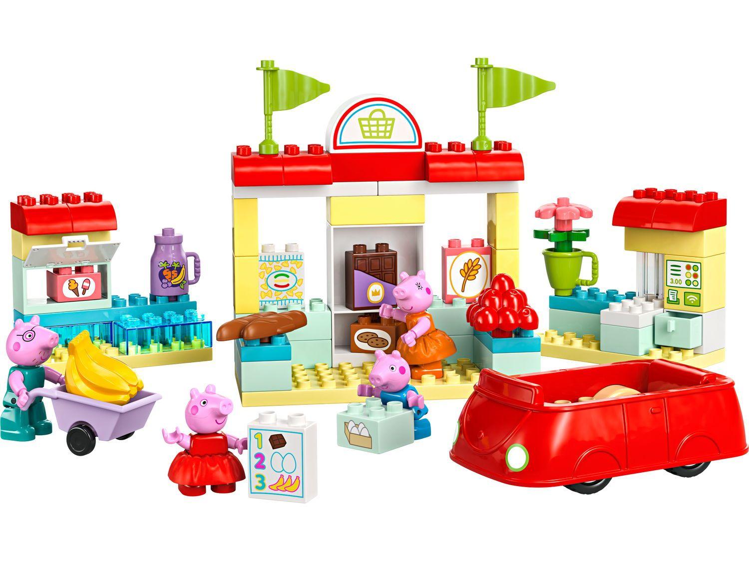 LEGO 10434 Duplo Supermercado da Porquinha Peppa (2+ anos - 70 peças)