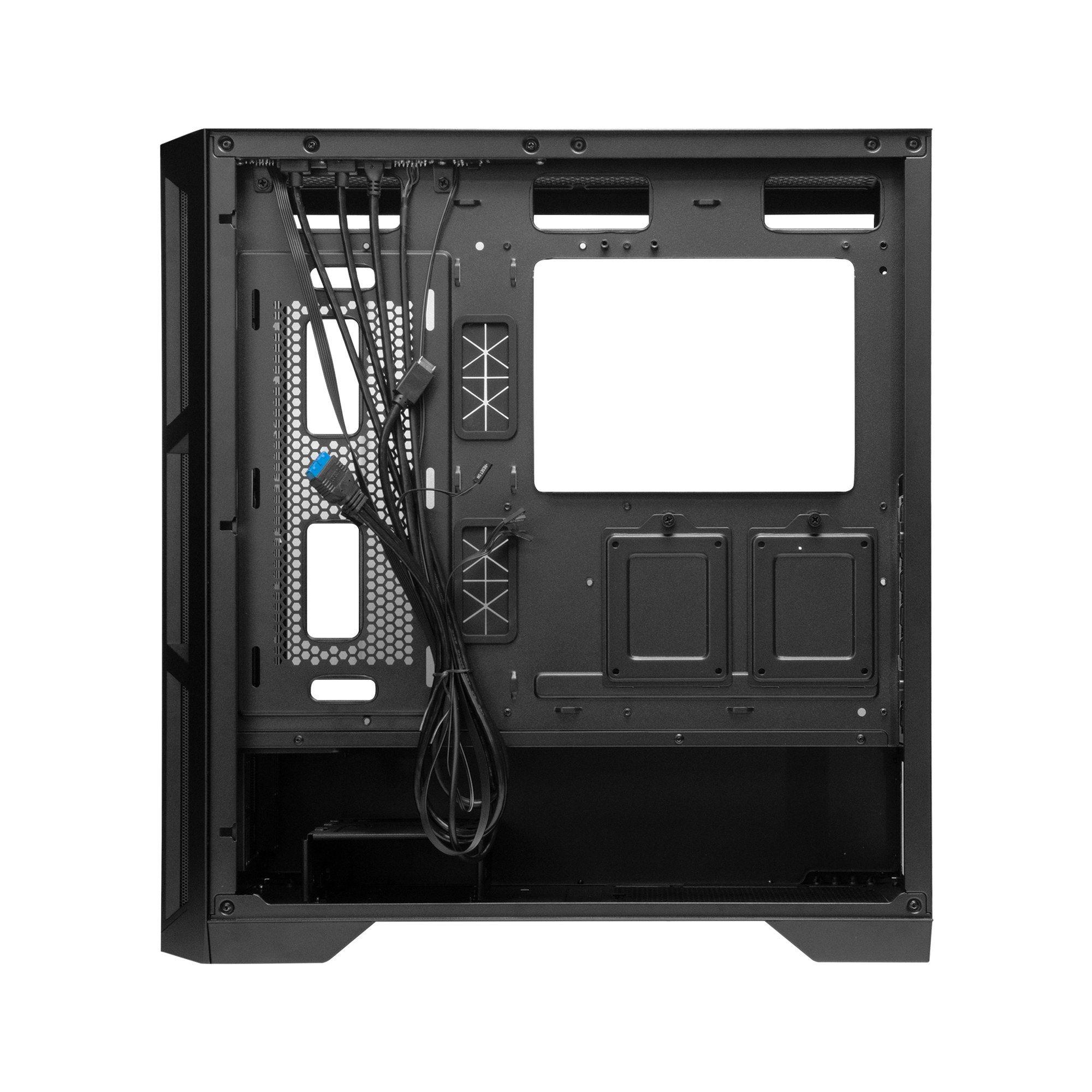 Caixa ATX CHIEFTEC APEX Q GA-01B-Q-OP (Midi Tower - SPCC - 17,5 cm - Preto) — miniatura 4