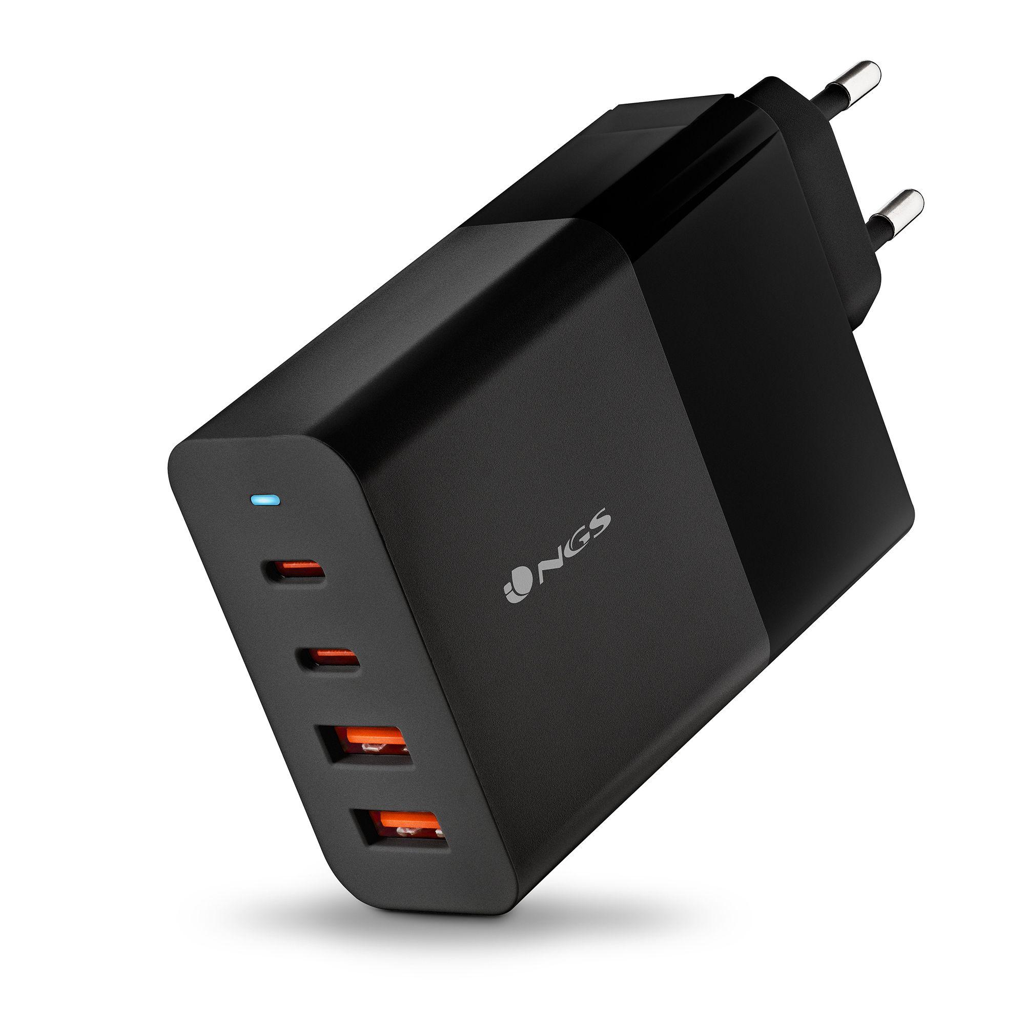 Carregador de Parede GaN NGS Bud (Universal - Preto)