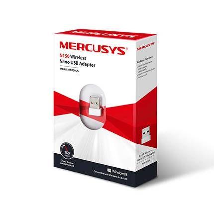 Adaptador USB Wi-Fi MERCUSYS MW150US (Wi-Fi 4 - 150 Mbit/s - Banda única - Branco), miniatura 2
