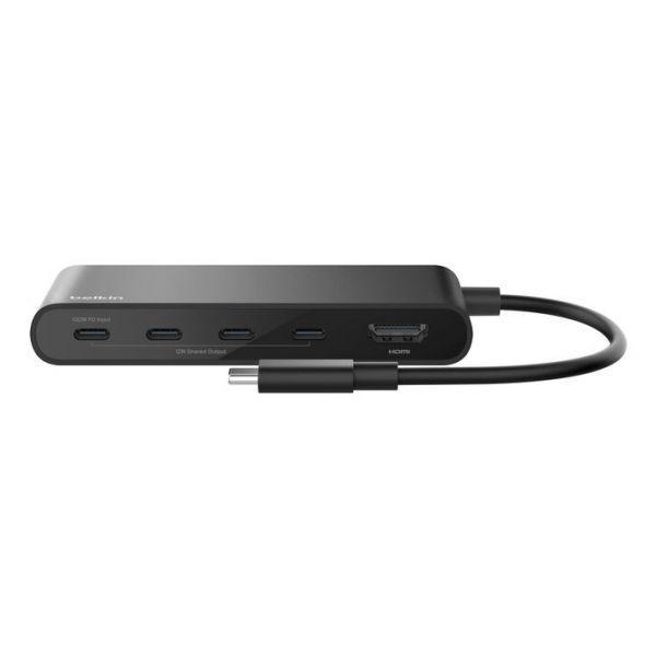Hub USB-C 5 em 1 BELKIN AVC021HQBK (0,2 m - Preto) — miniatura 2