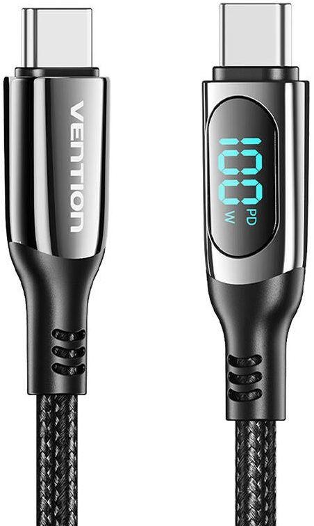 Cabo USB-C VENTION TAYBAV (1,2 m - USB-C - Preto) — miniatura 2