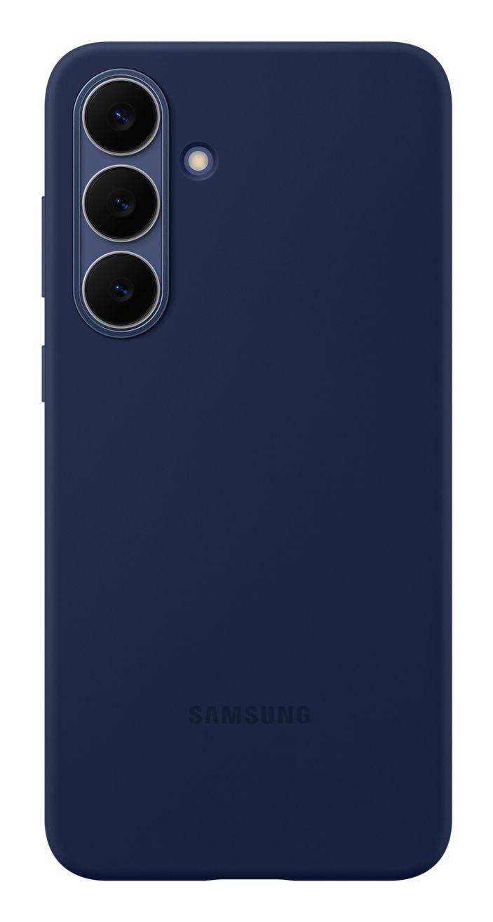 Capa SAMSUNG Galaxy S25 FE Silicone Case (Microfibra, Plástico, Silicone - Azul escuro)