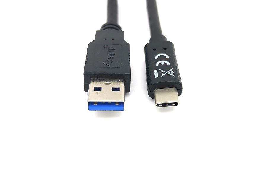 Cabo USB EQUIP 128344 (2 m - USB C - USB A - Preto), miniatura 3