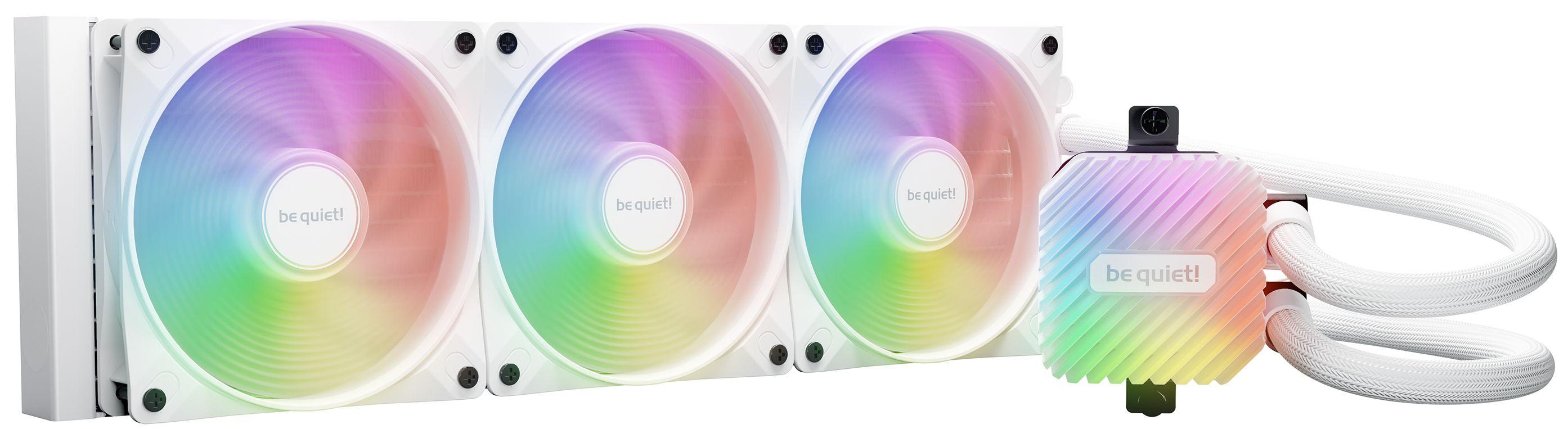 Refrigerador Líquido All-in-One BE QUIET! LIGHT LOOP 360mm (120 mm - 3 ventoinhas - 2100 RPM - Branco)