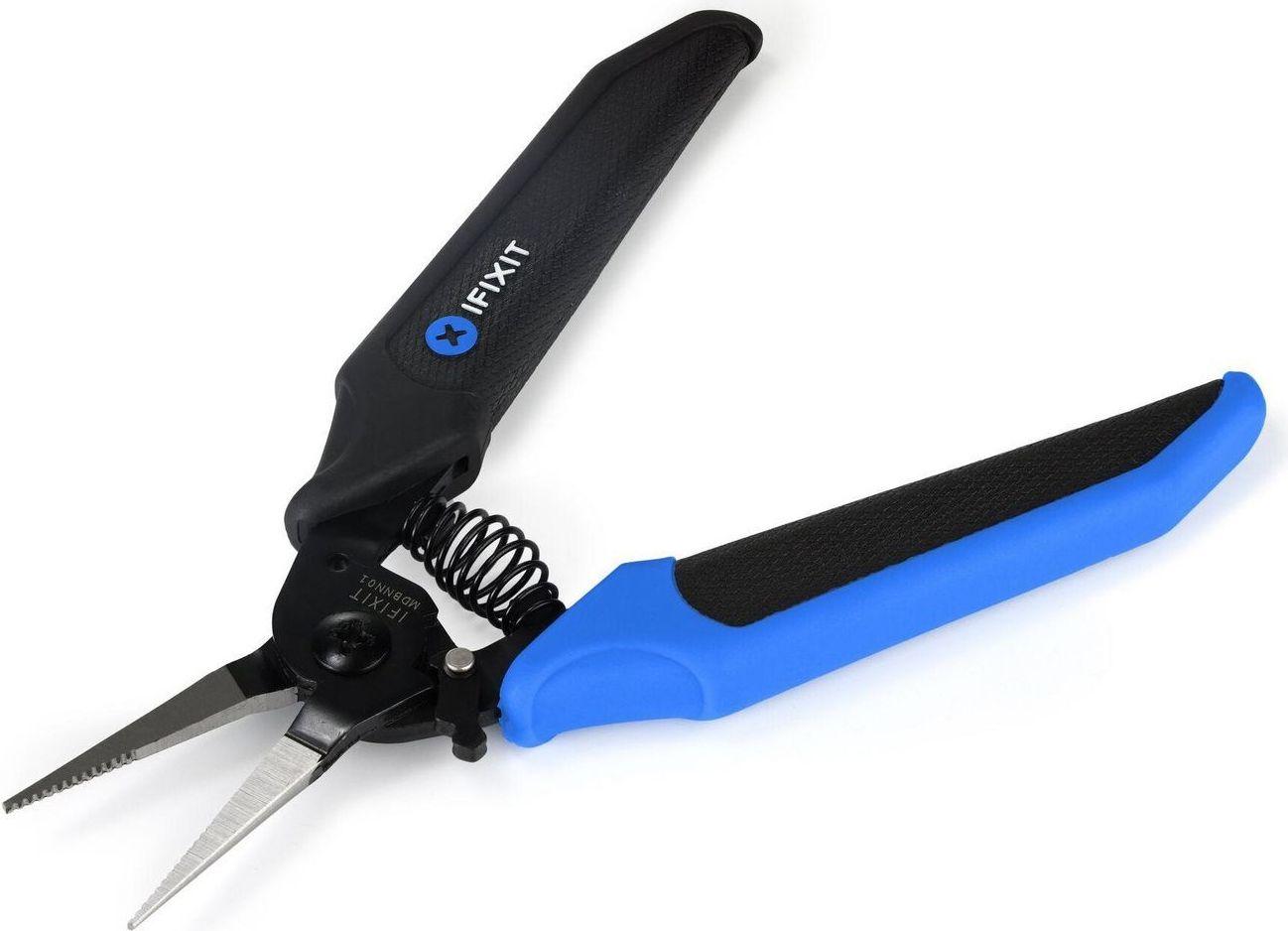 Alicate de Pontas Compridas IFIXIT Mandible IF145-549-1 (Azul e Preto)