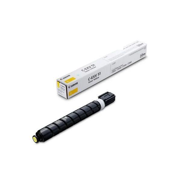 Toner CANON 0487C002 / C-EXV51L (26 000 páginas - Amarelo), miniatura 2