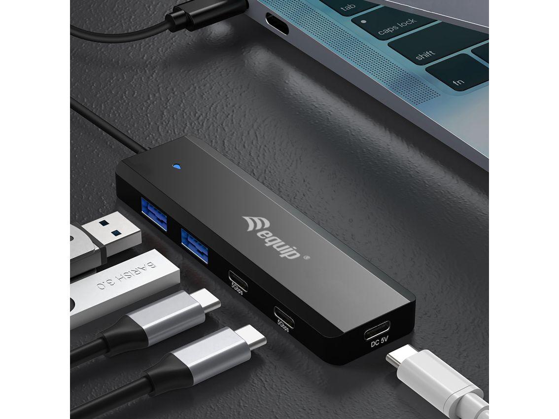 Hub USB-C EQUIP 128964 (Preto) — miniatura 5