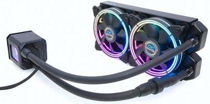 Water Cooler para CPU ALPHACOOL Eisbaer Aurora 240 CPU (120 mm - 2000 RPM - aRGB multicolor - Preto) — miniatura 2