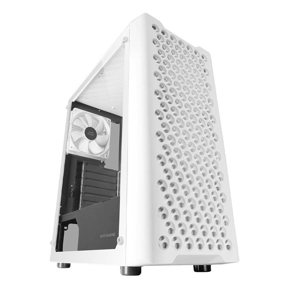 Caixa ATX MARS GAMING MC-IPRO (ATX, Micro ATX, Mini-ITX - Midi Tower - 16,3 cm - Branco) — miniatura 3