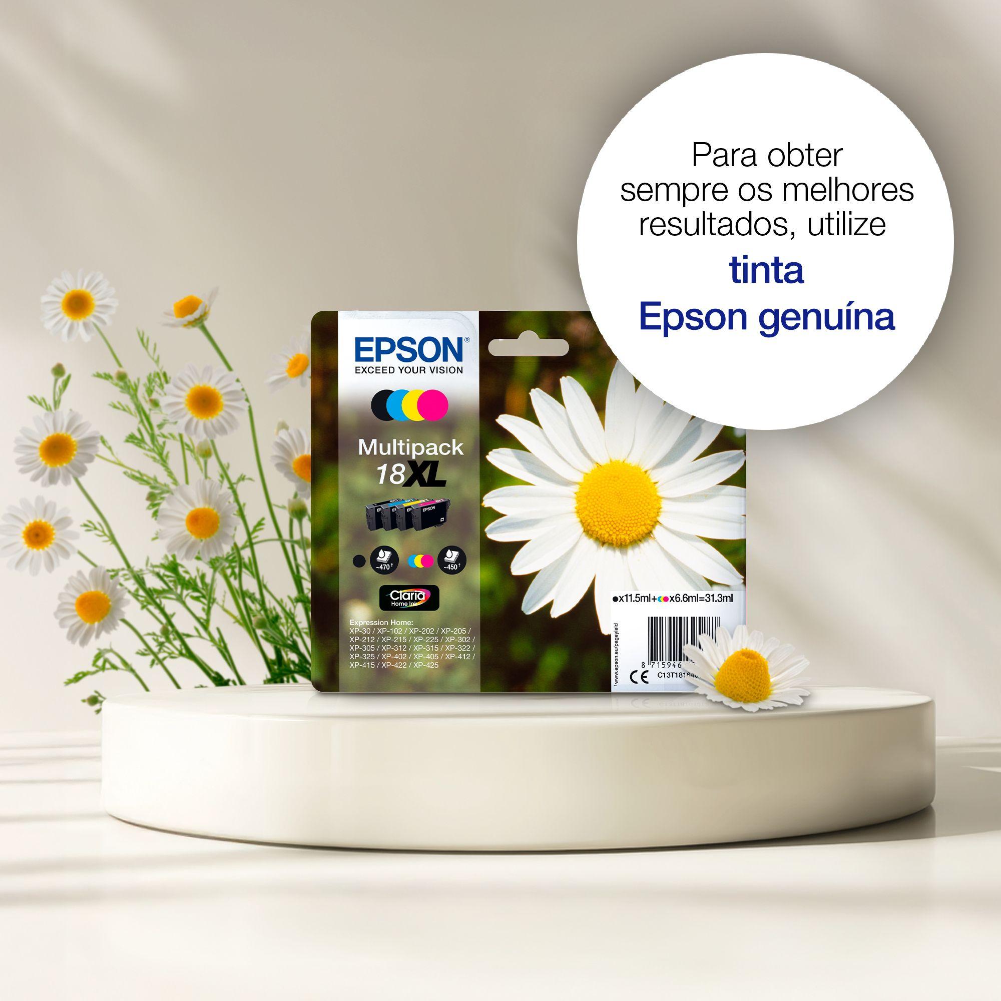 Multipack de Tinteiros EPSON 18 Daisy EasyMail C13T18064511 (4 Cores - Preto, Ciano, Magenta e Amarelo) — miniatura 4