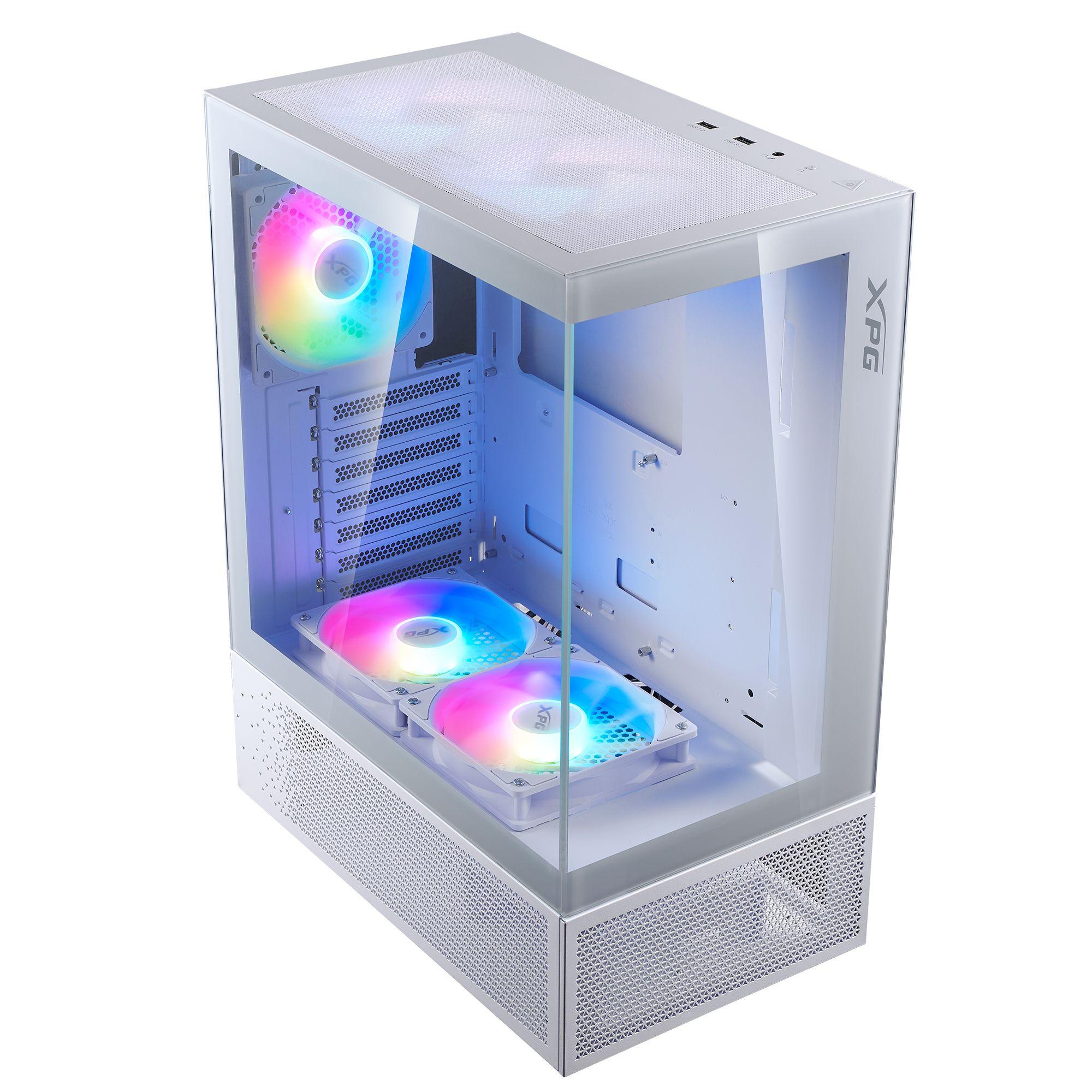 Caixa de Computador XPG Invader X Mini (ATX, Micro ATX, Mini-ITX - Torre Midi - SPCC - Branco) — miniatura 6