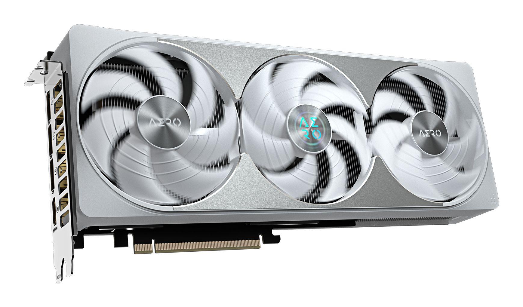 Placa Gráfica GIGABYTE GeForce RTX 5080 AERO OC SFF 16G (GeForce RTX 5080 - 28000 MHz - 16 GB - Branco), miniatura 3