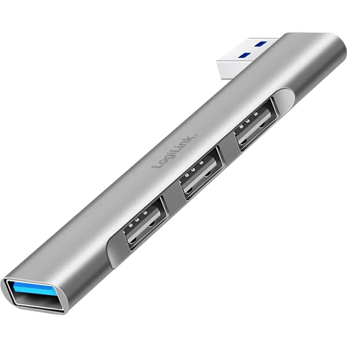 Hub USB-A LOGILINK UA0436 (USB-A macho)