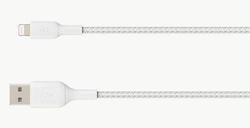 Cabo USB-A para Lightning BELKIN CAA002BT2MWH (2 m - USB-A - Branco)