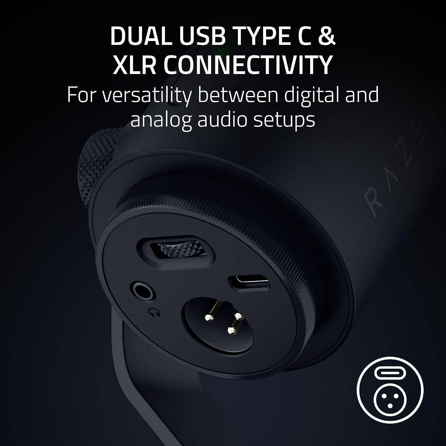 Microfone Dinâmico RAZER Seiren V3 Pro (Microfone dinâmico - Com fios - XLR/USB - Preto), miniatura 5