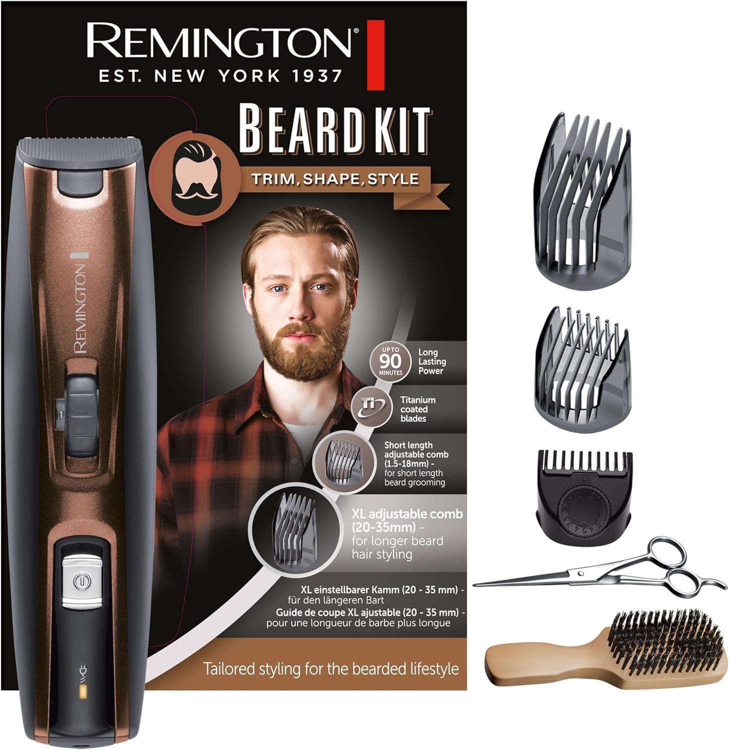 Aparador de Barba REMINGTON MB4046 (Titânio - Castanho)