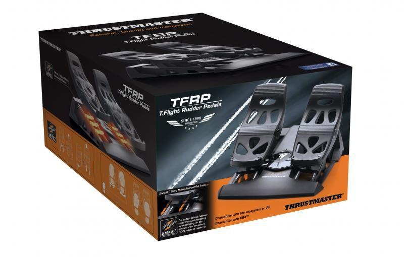 Pedais de Simulação THRUSTMASTER T.Flight Rudder Pedals TFRP (PlayStation/Xbox - Telefone - Com fios - Preto) — miniatura 3