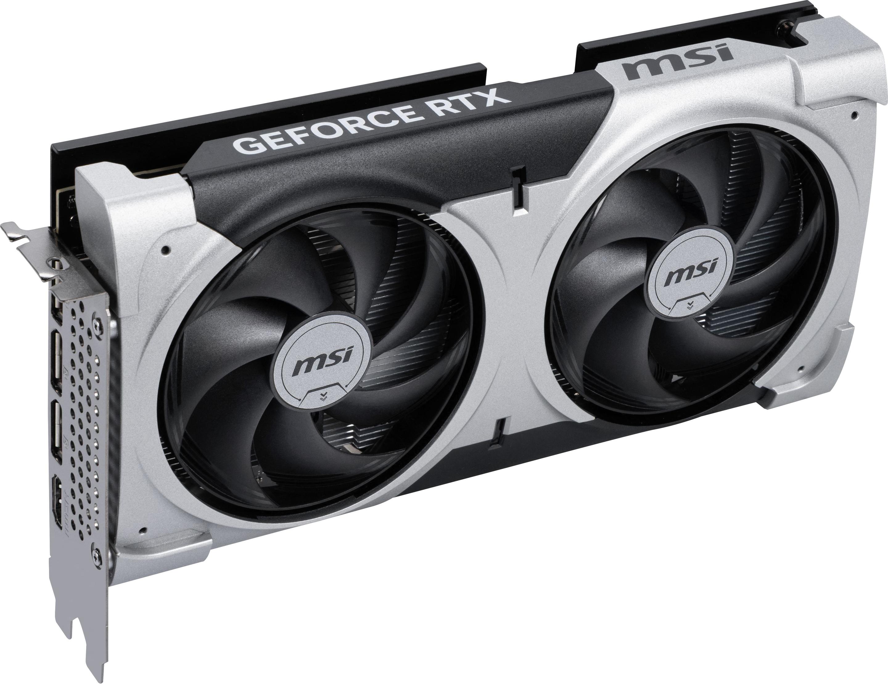 Placa Gráfica MSI GeForce RTX 5060 Ti 16G VENTUS 2X OC PLUS (GeForce RTX 5060 Ti - 16 GB - GDDR7 - Preto e Cinzento), miniatura 6
