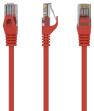 Cabo de Rede GEMBIRD PP6U-3M/R (3 m - Vermelho)