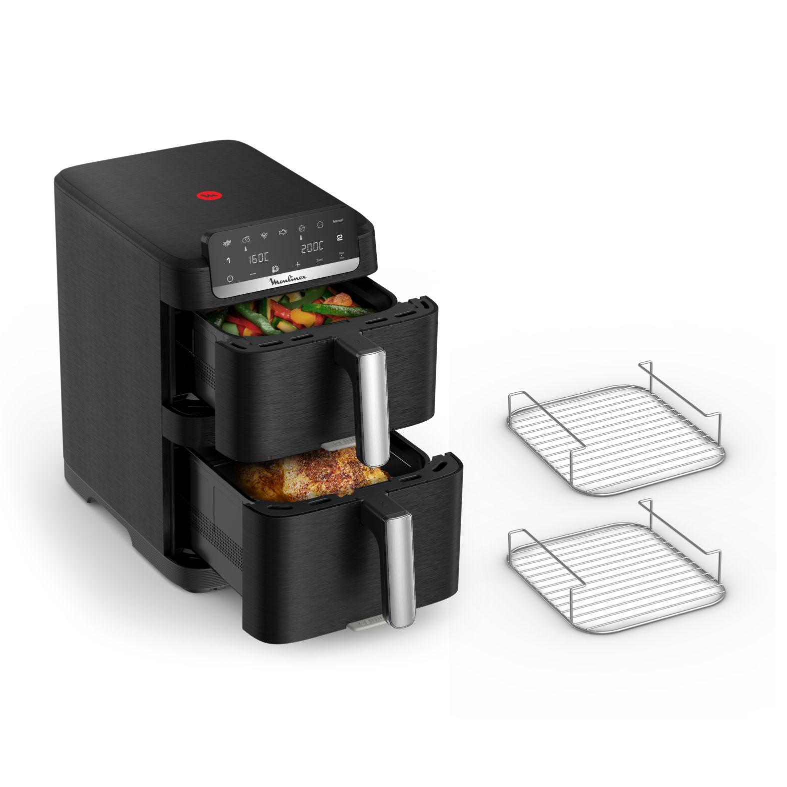 Fritadeira a Ar Independente MOULINEX EZ7568F0 (2700 W - Toque - Altura 45 cm - Preto), miniatura 2