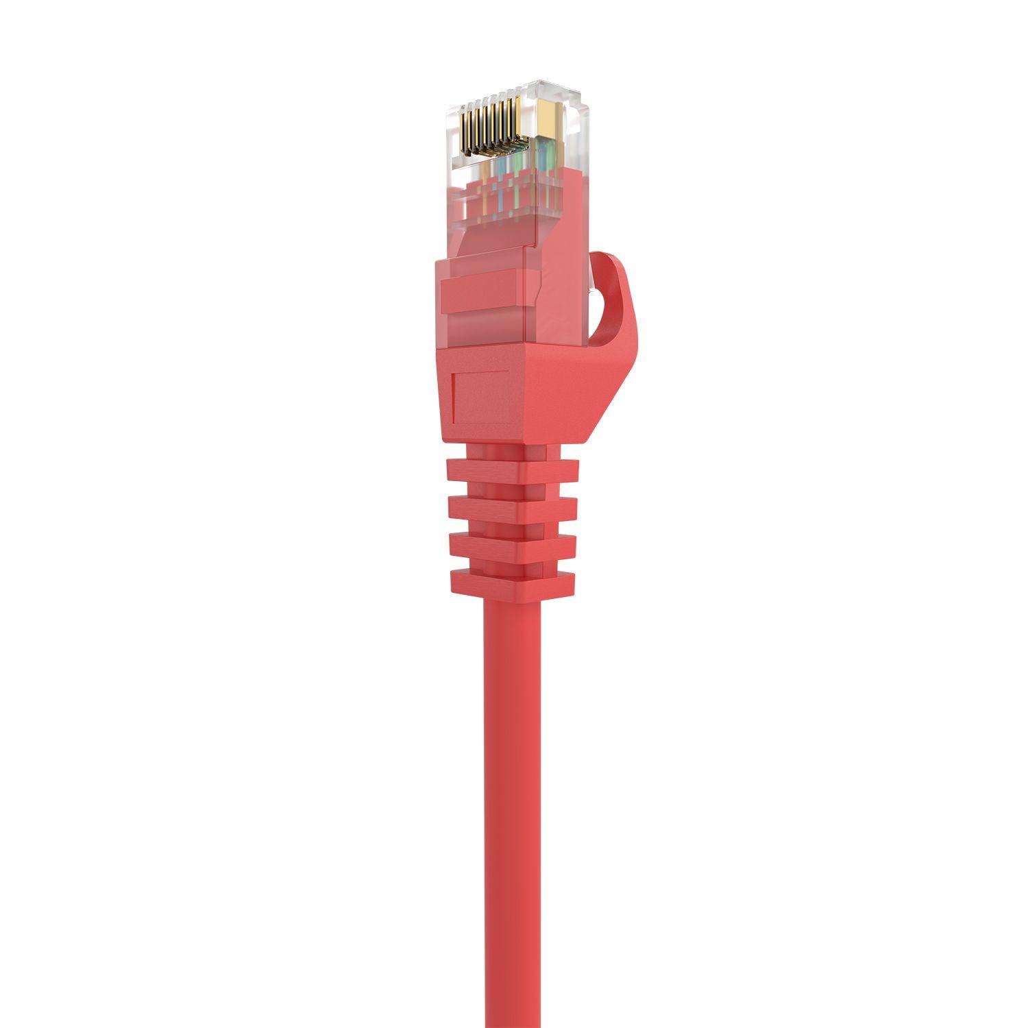 Cabo de Rede RJ45 AISENS A145-0556 (0,25 m - Cat6A - RJ-45 - Vermelho), miniatura 2