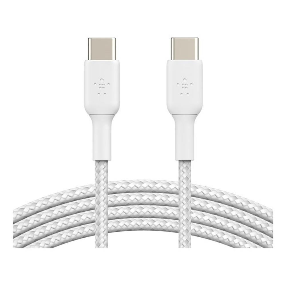 Cabo USB-C BELKIN CAB004BT1MWH2PK (1 m - USB C - Branco)