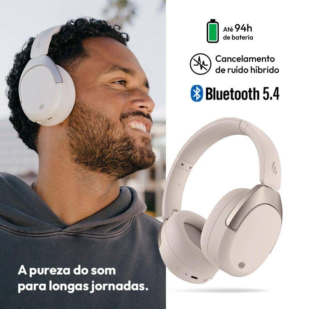 Auscultadores EDIFIER W830NB (Bluetooth - Ativo - Marfim) — miniatura 3