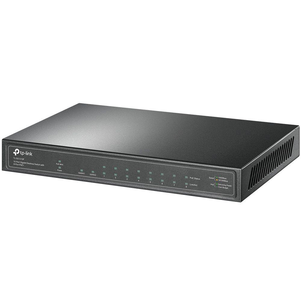 Switch TP-LINK TL-SG1210P (Gigabit Ethernet - 14,88 MB - 20 Gbit/s - Cinzento), miniatura 2