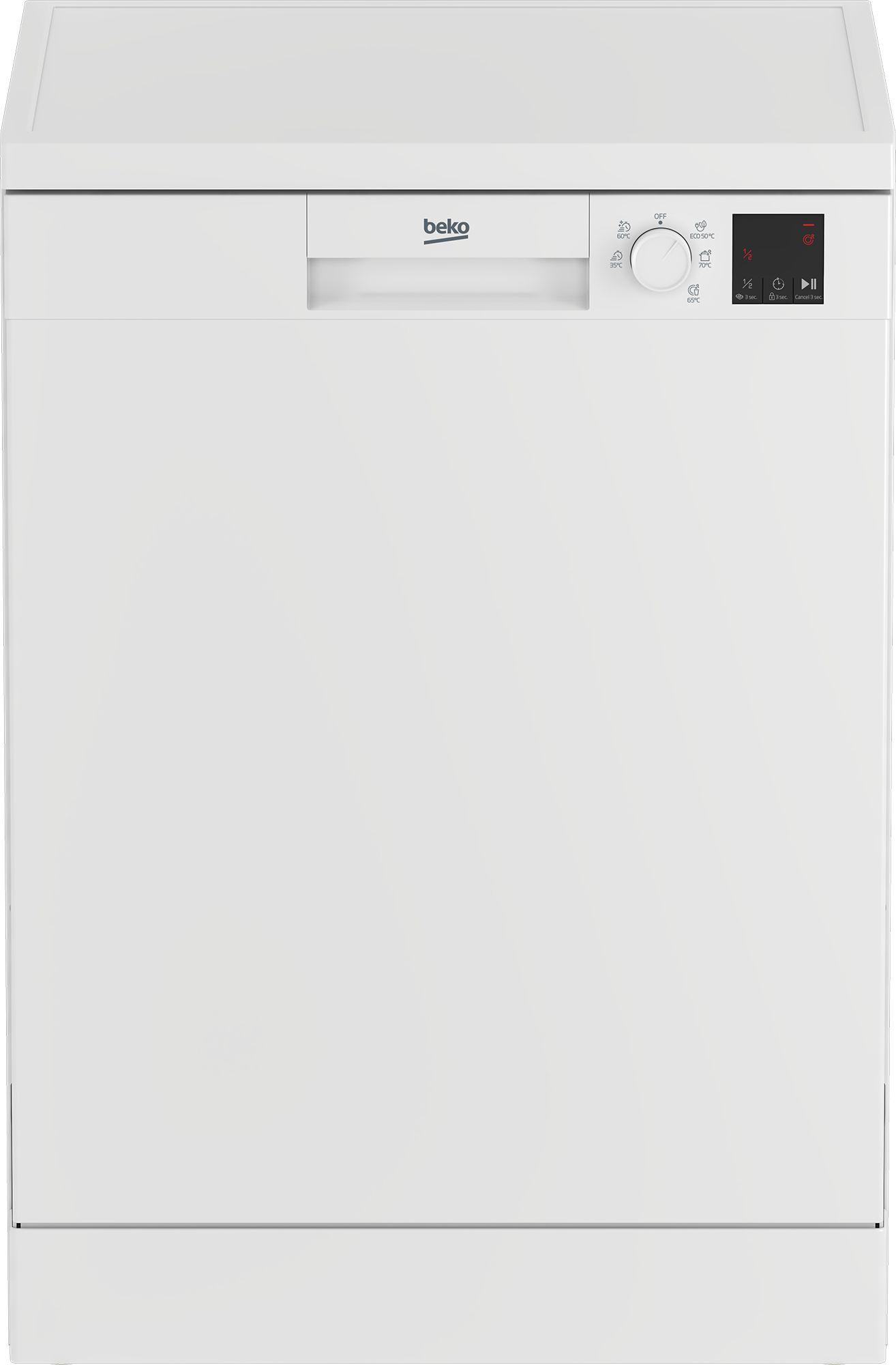 Máquina de Lavar Loiça Independente BEKO DVN05320W (13 talheres - C - 49 dB - Branco)