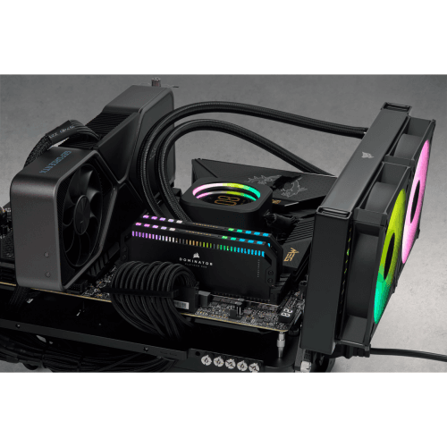 Memória RAM CORSAIR Dominator Platinum RGB CMT32GX5M2B6400C32 (6400 MHz - 32 GB - DIMM) — miniatura 3