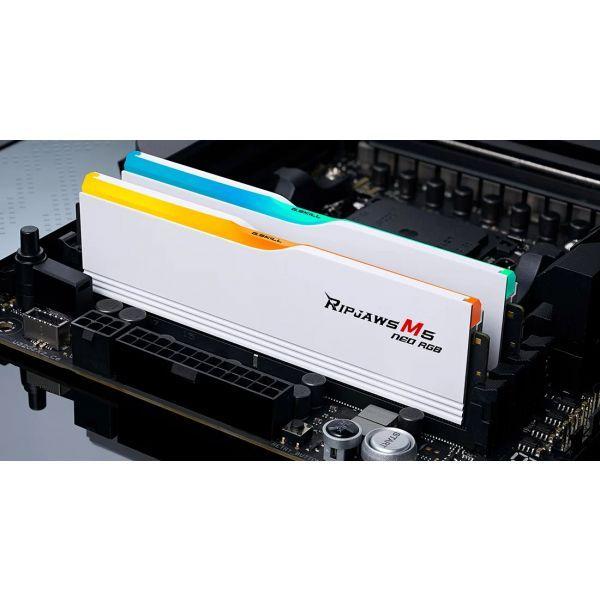 Memória RAM G.SKILL Ripjaws M5 Neo RGB F5-6000J3238G32GX2-RM5NRW (6000 MHz - 64 GB - DIMM), miniatura 4