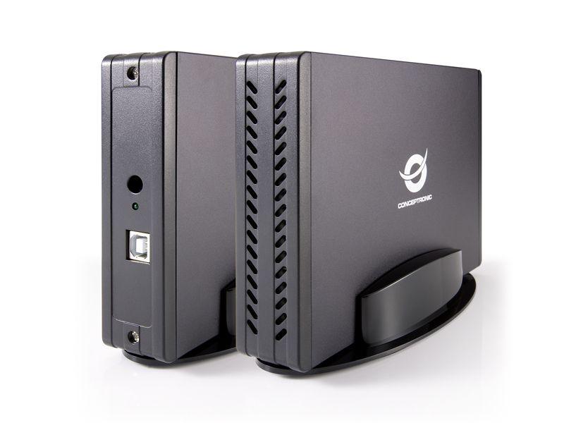 Caixa Externa para Disco Rígido CONCEPTRONIC CHD3SU (3,5" - Preto), miniatura 4