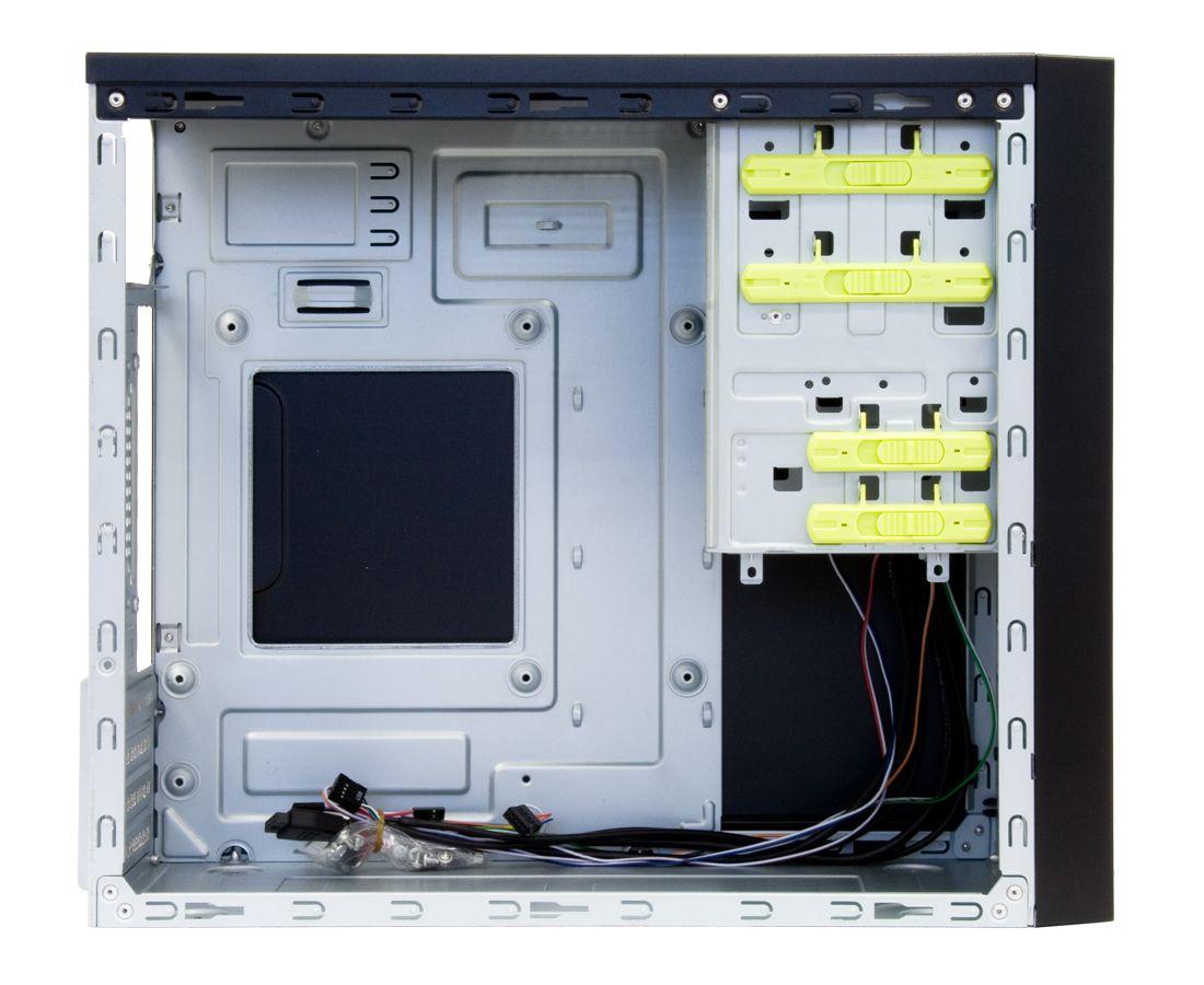 Caixa Micro-ATX CHIEFTEC HT-01B-OP (Micro ATX - Mini Tower - Alumínio - Preto) — miniatura 3