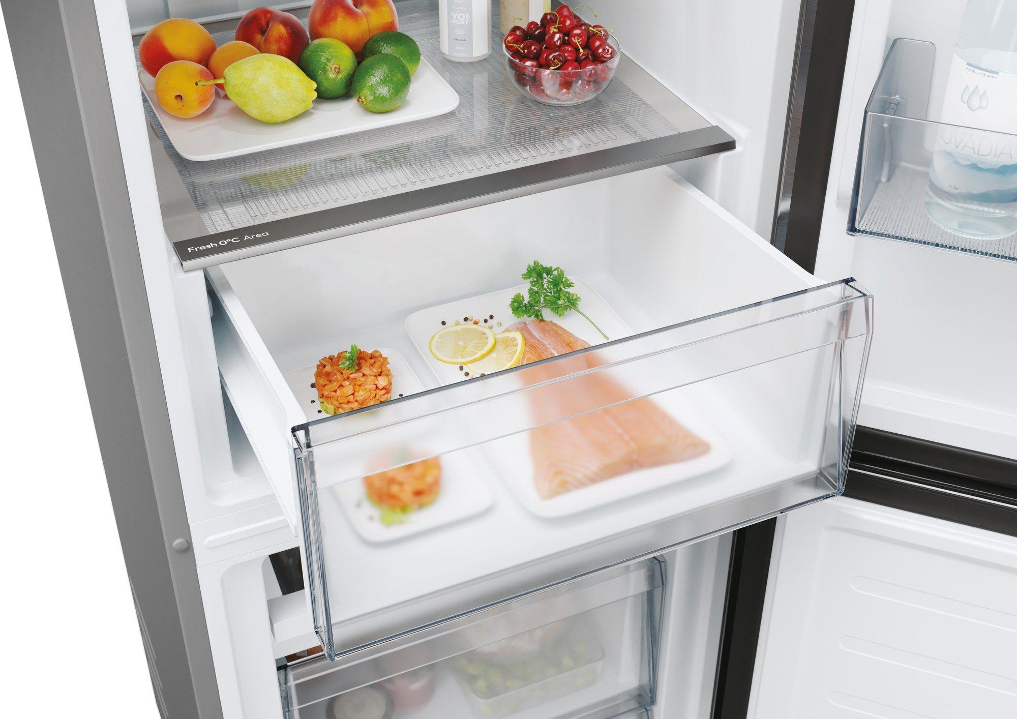 Frigorífico Combinado Independente CANDY CNCQ2T518EX (279 L - 182,5x54,5x60,2 cm - 183 cm - Inox), miniatura 10
